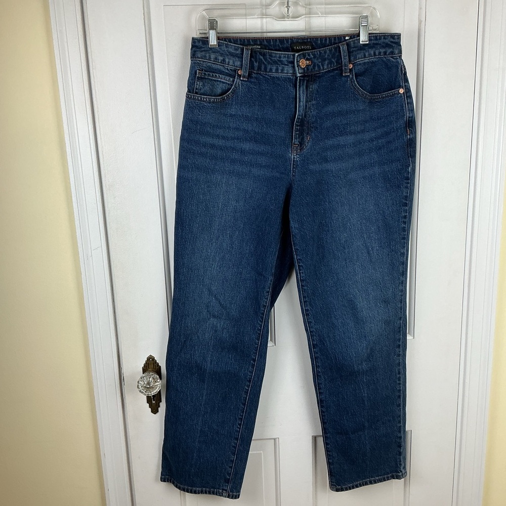 Talbots High Waist Relaxed Leg Jeans